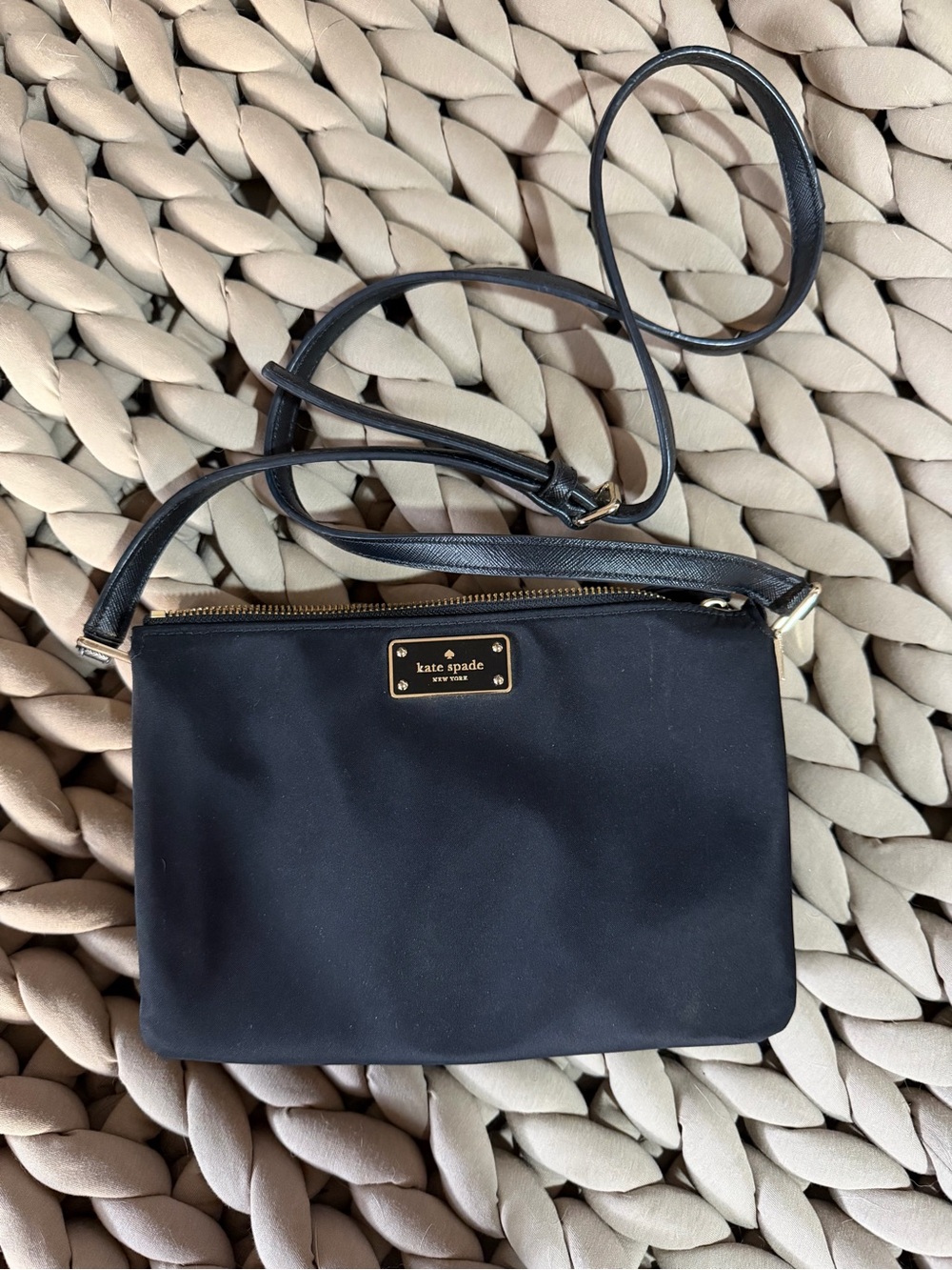 kate spade Black Crossbody Wristlet